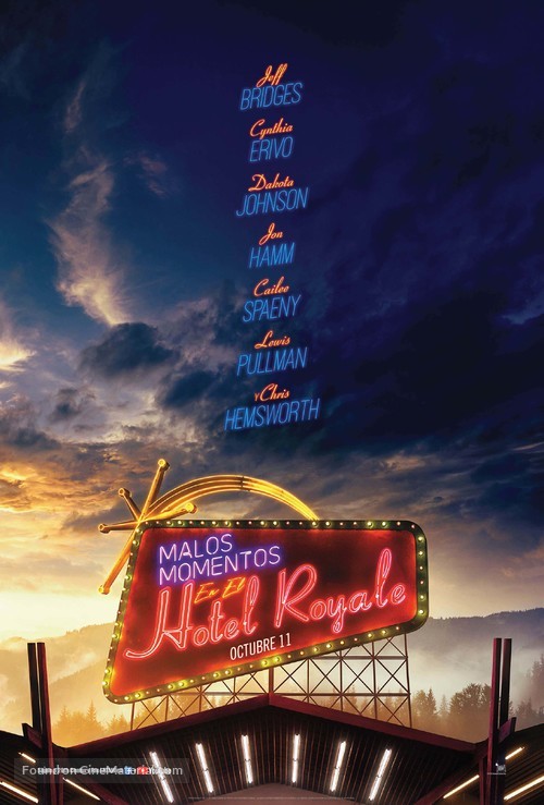 Bad Times at the El Royale - Colombian Movie Poster