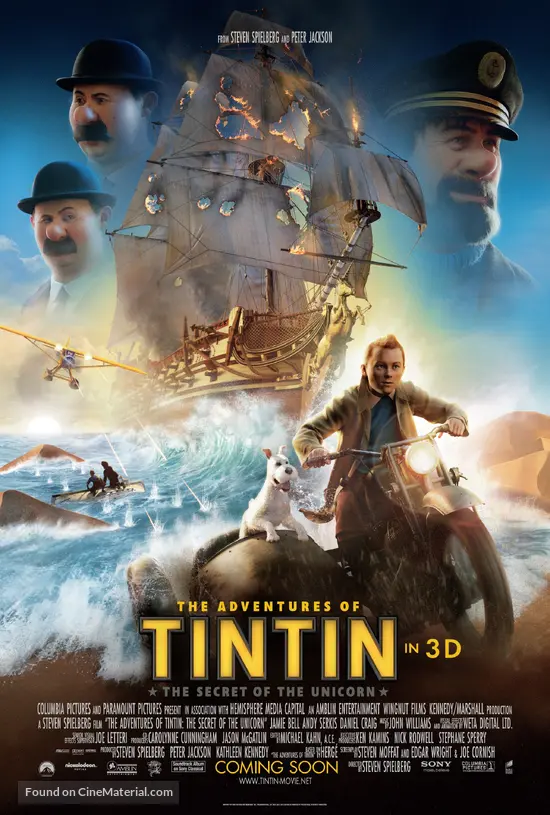 The Adventures of Tintin - International Movie Poster