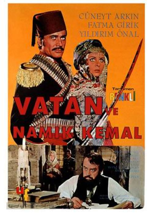 Vatan ve Namik Kemal - Turkish Movie Poster