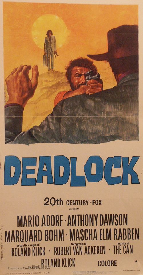 Deadlock - Italian Movie Poster