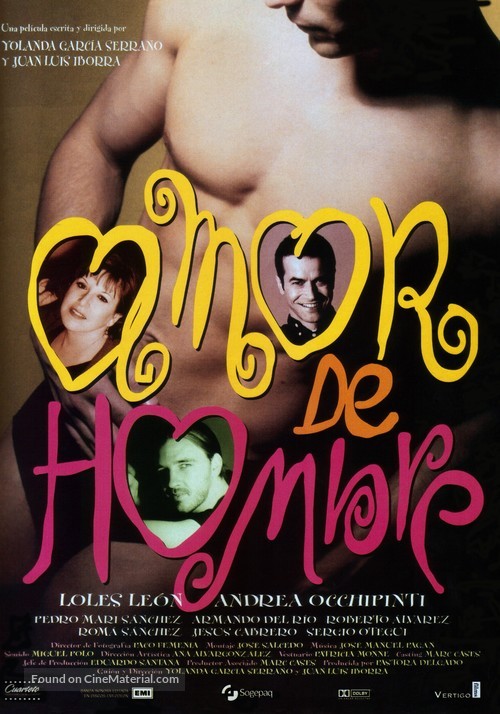 Amor de hombre - Spanish Movie Poster