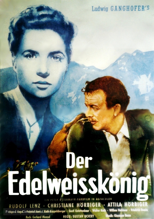 Der Edelwei&szlig;k&ouml;nig - German Movie Poster