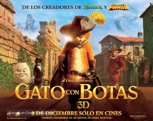 Puss in Boots - Chilean Movie Poster