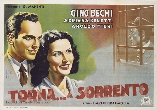 Torna... a Sorrento - Italian Movie Poster