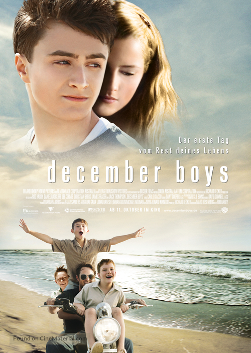 December Boys - German Movie Poster