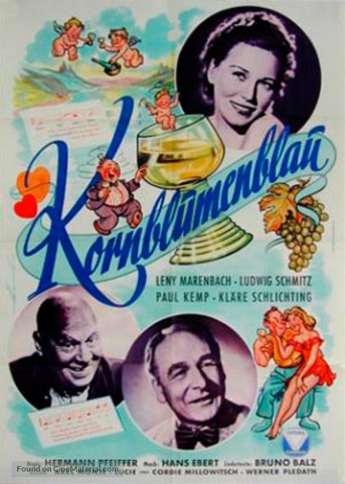 Kornblumenblau - German Movie Poster