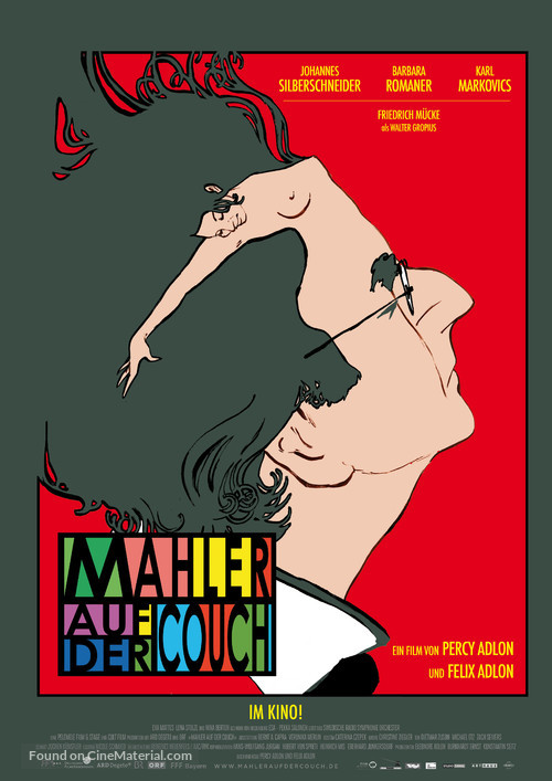 Mahler auf der Couch - German Movie Poster