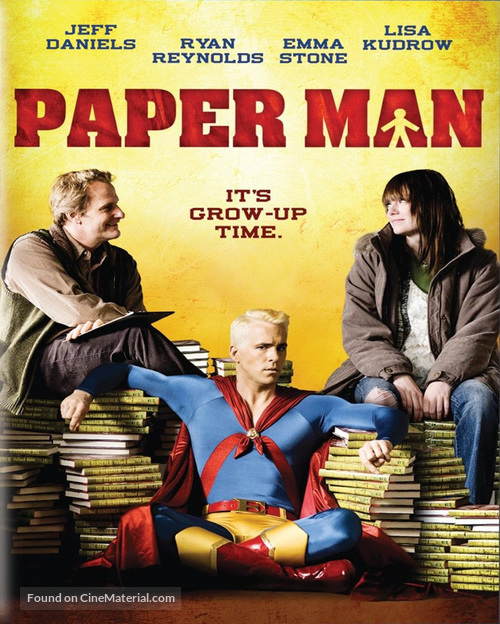 Paper Man - Blu-Ray movie cover