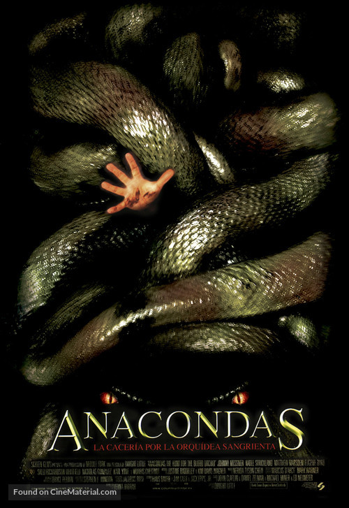 Anacondas: The Hunt For The Blood Orchid - Spanish Movie Poster
