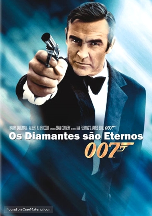 Diamonds Are Forever - Portuguese DVD movie cover