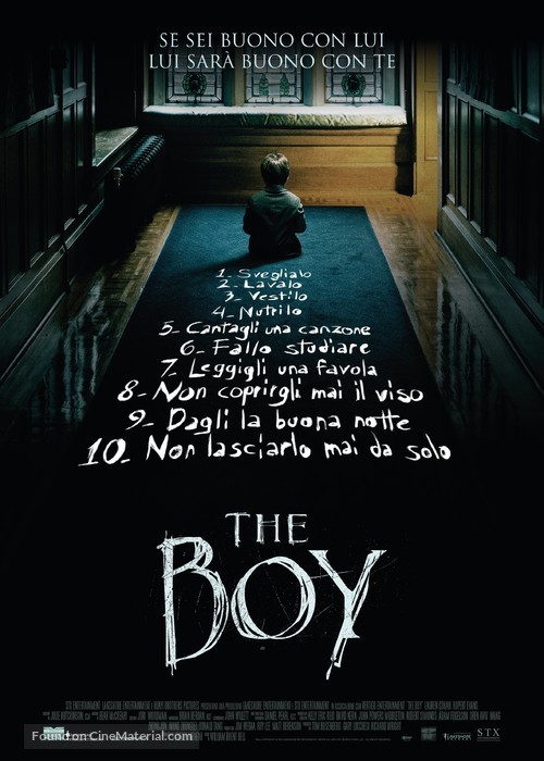The Boy - Italian Movie Poster
