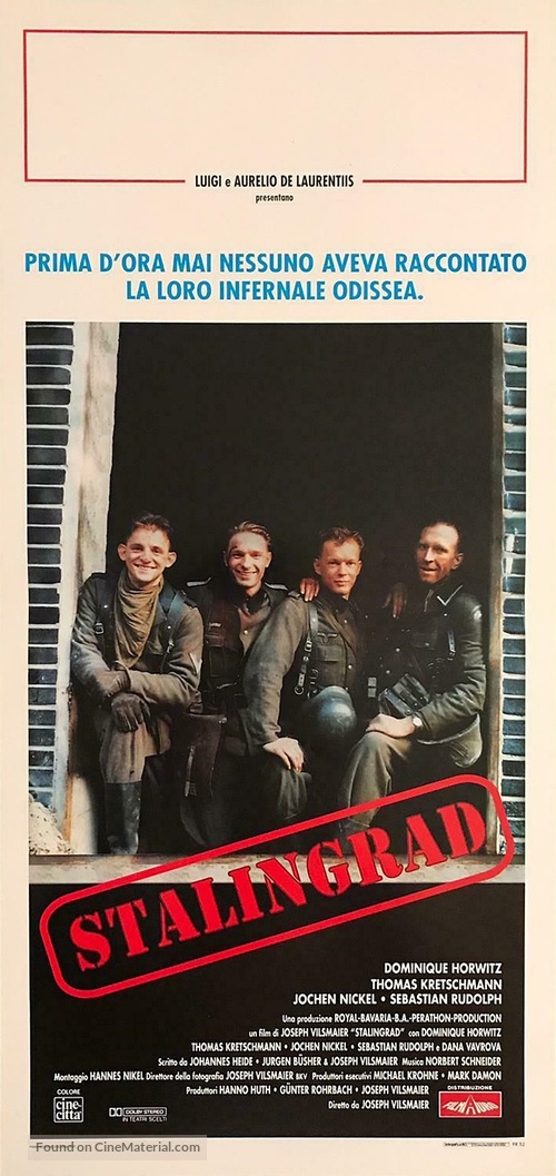 Stalingrad - Italian Movie Poster