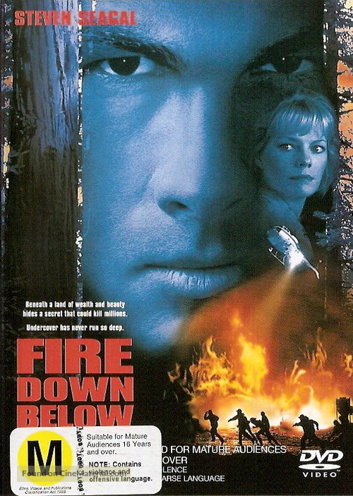 Fire Down Below - New Zealand DVD movie cover