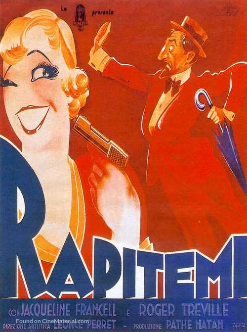 Enlevez-moi - Italian Movie Poster