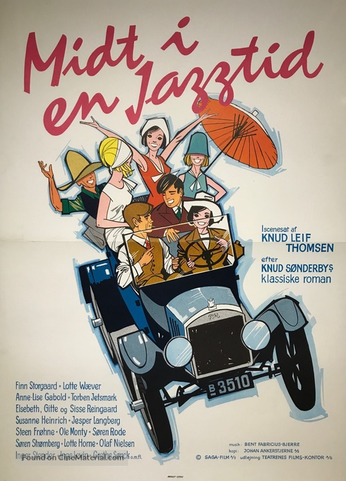 Midt i en jazztid - Danish Movie Poster