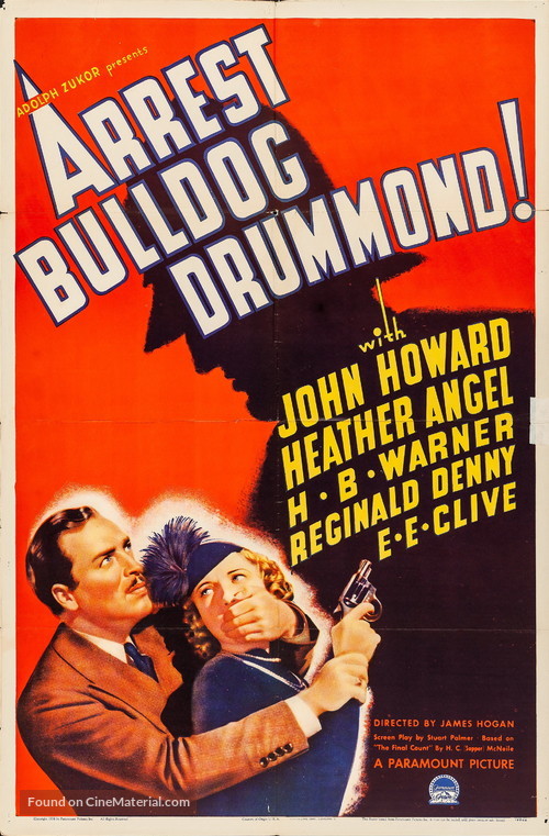 Arrest Bulldog Drummond - Movie Poster