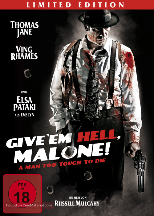 Give &#039;em Hell, Malone - German Movie Cover
