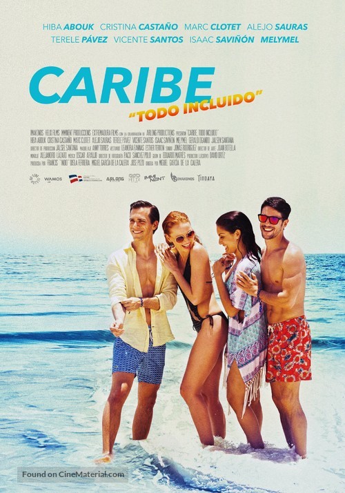 Caribe &#039;Todo inclu&iacute;do&#039; - Spanish Movie Poster