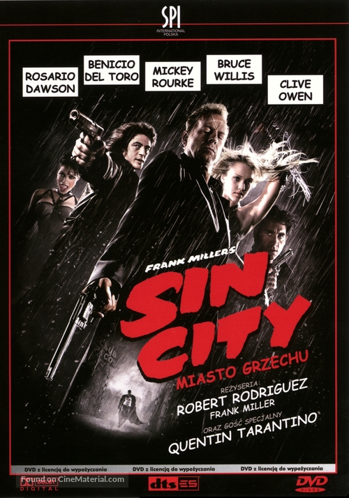 Sin City - Polish DVD movie cover