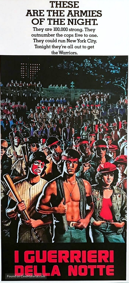 The Warriors - Italian Movie Poster