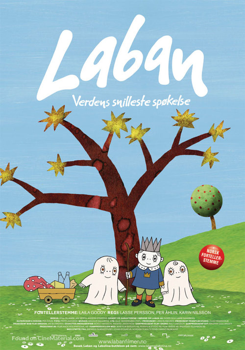 Lilla sp&ouml;ket Laban - V&auml;rldens sn&auml;llaste sp&ouml;ke - Norwegian Movie Poster