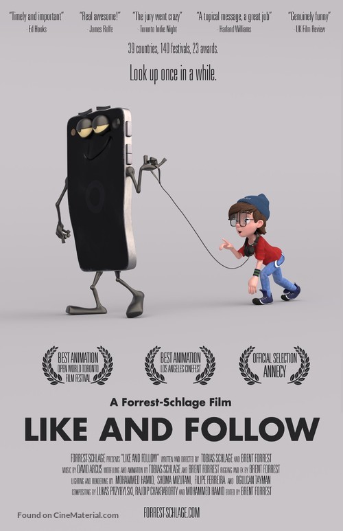 Like and Follow - International Movie Poster