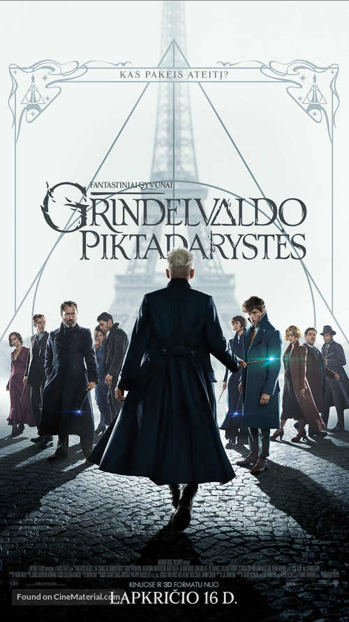Fantastic Beasts: The Crimes of Grindelwald - Lithuanian Movie Poster