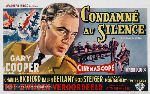 The Court-Martial of Billy Mitchell - Belgian Movie Poster