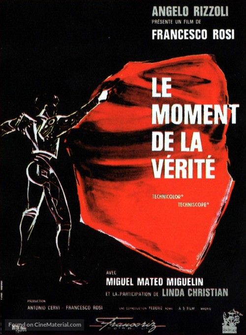 Il momento della verit&agrave; - French Movie Poster