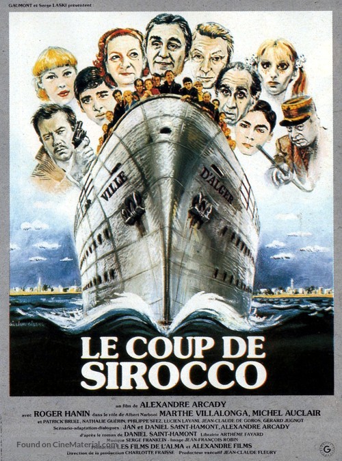 Le coup de sirocco - French Movie Poster