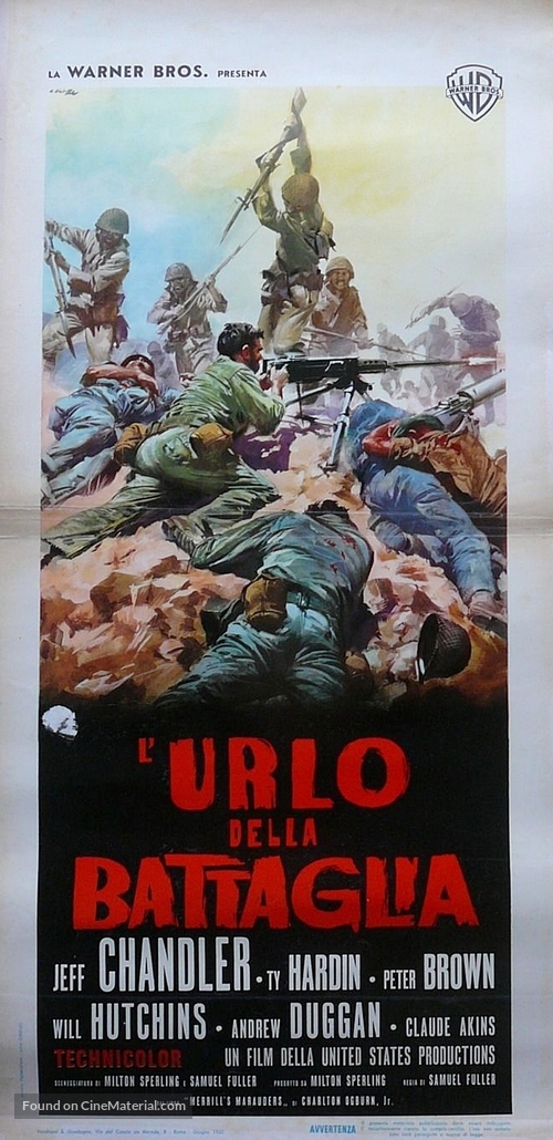Merrill&#039;s Marauders - Italian Movie Poster