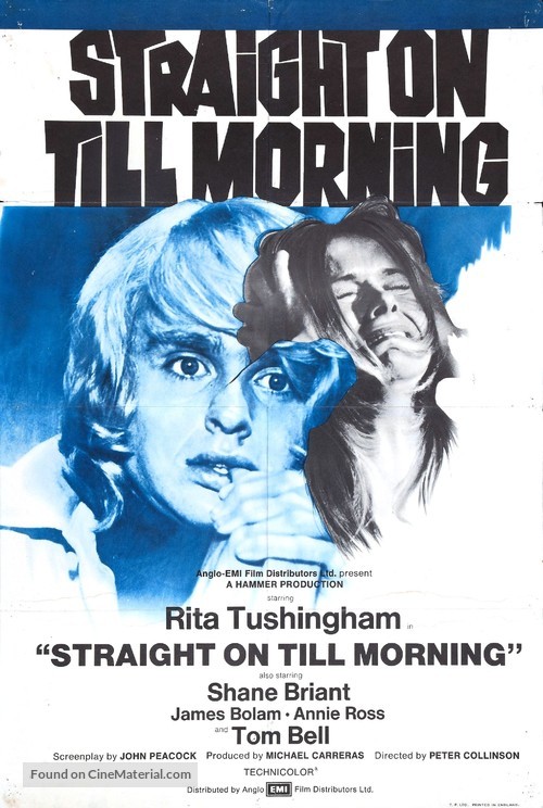 Straight on Till Morning - British Movie Poster