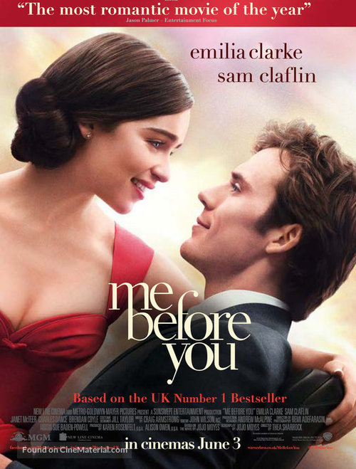 Me Before You - British Movie Poster