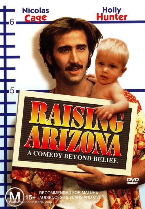 Raising Arizona - Australian Movie Cover