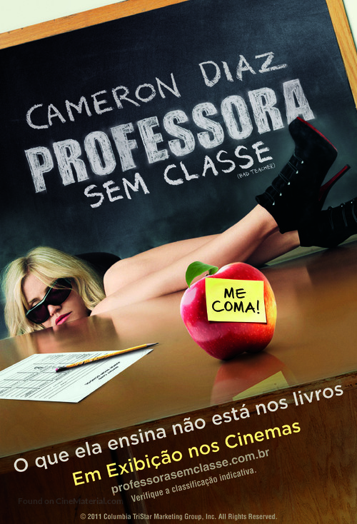 Bad Teacher - Brazilian Movie Poster