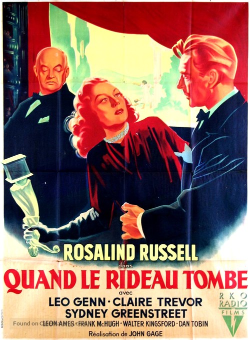 The Velvet Touch - French Movie Poster