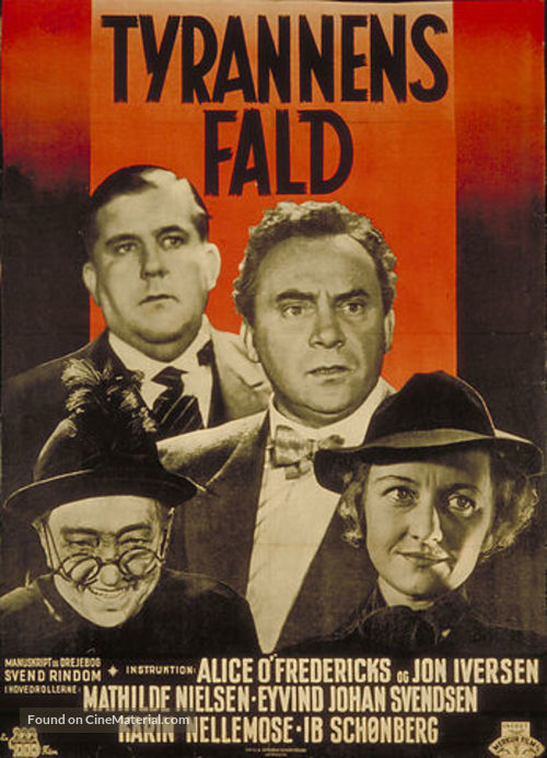 Tyrannens Fald - Danish Movie Poster