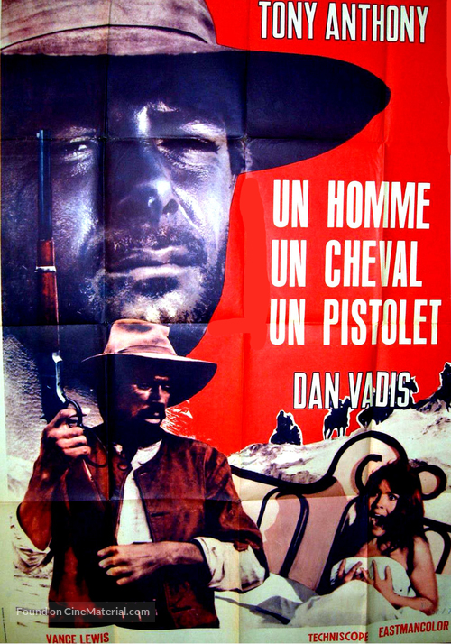 Un uomo, un cavallo, una pistola - French Movie Poster
