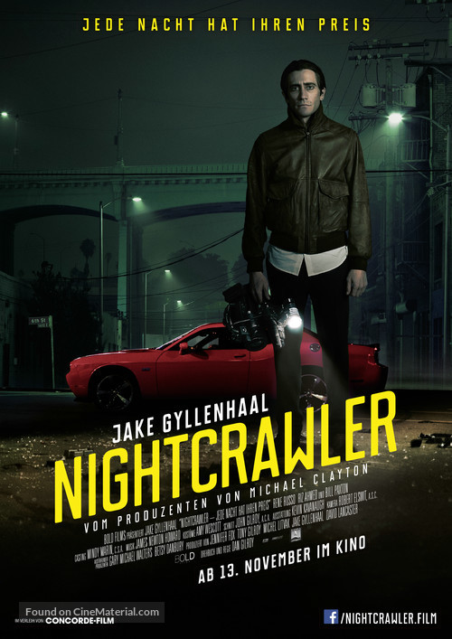 Nightcrawler - German Movie Poster