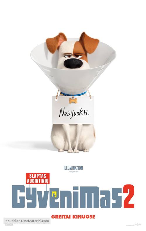 The Secret Life of Pets 2 - Lithuanian Movie Poster