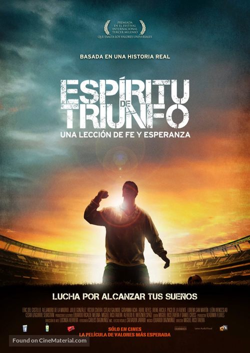 Esp&iacute;ritu de triunfo - Mexican Movie Poster