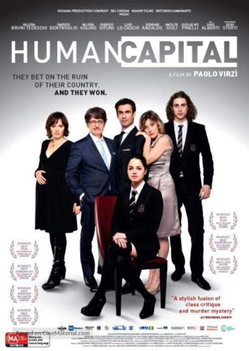 Il capitale umano - Australian Movie Poster