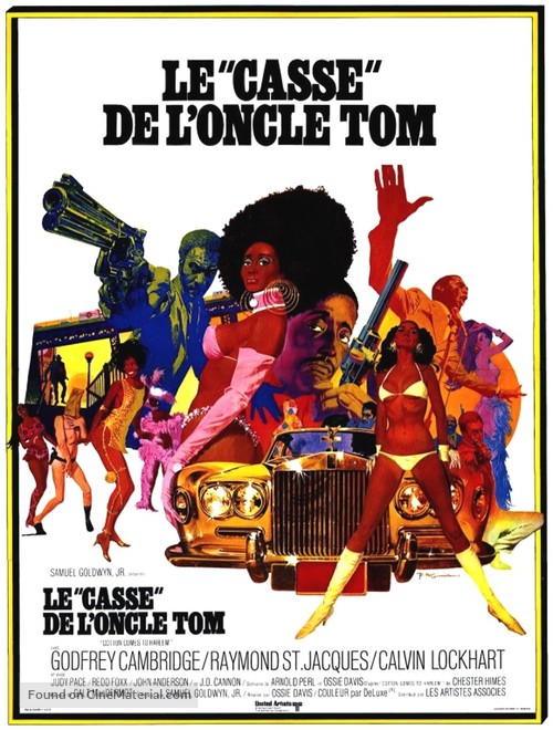 Cotton Comes to Harlem - French Movie Poster