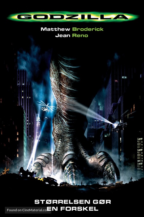 Godzilla - Danish Movie Cover