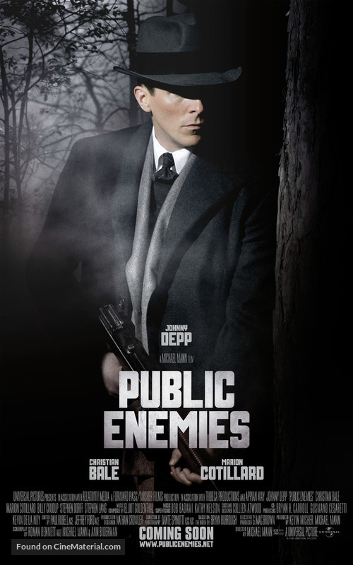 Public Enemies - Advance movie poster
