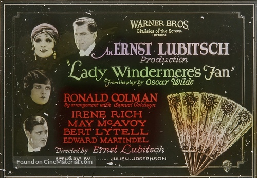 Lady Windermere&#039;s Fan - poster