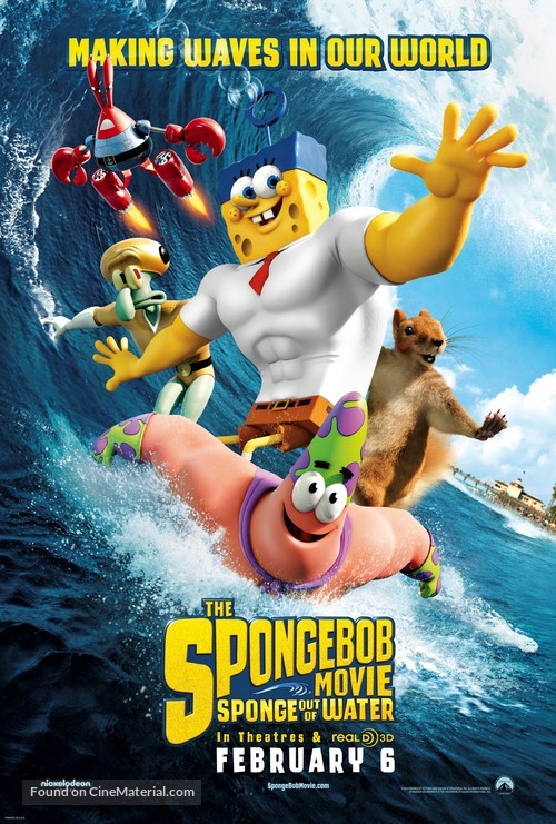 The SpongeBob Movie: Sponge Out of Water - Theatrical movie poster