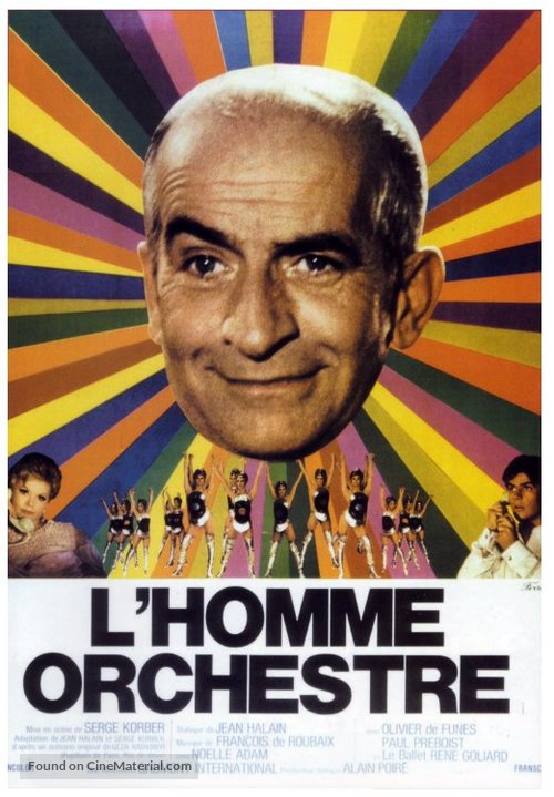 L&#039;homme orchestre - French Movie Poster