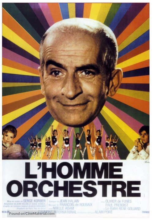 L&#039;homme orchestre - French Movie Poster
