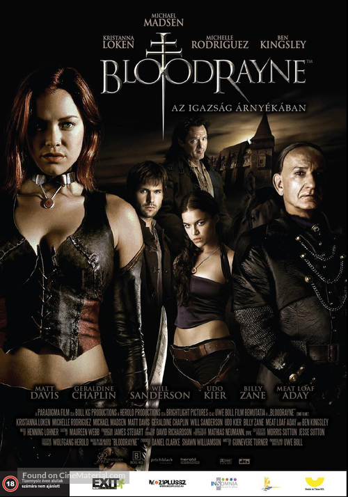 Bloodrayne - Hungarian Movie Poster